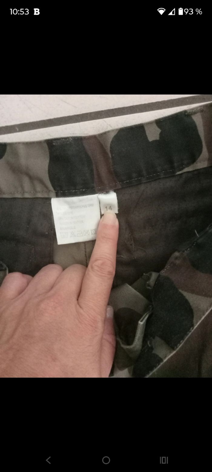 Treillis enfant 14 ans - photo numéro 3