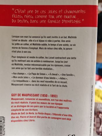 Guy de Maupassant  La parure (livre)