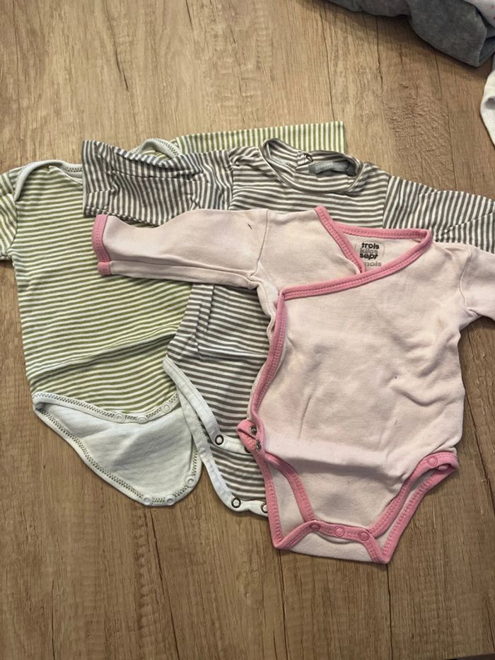 Lot, trois body manches longues