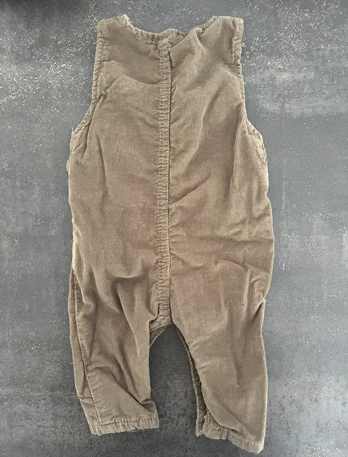 Salopette en velours kaki taille 1mois marque Zeeman - photo numéro 6