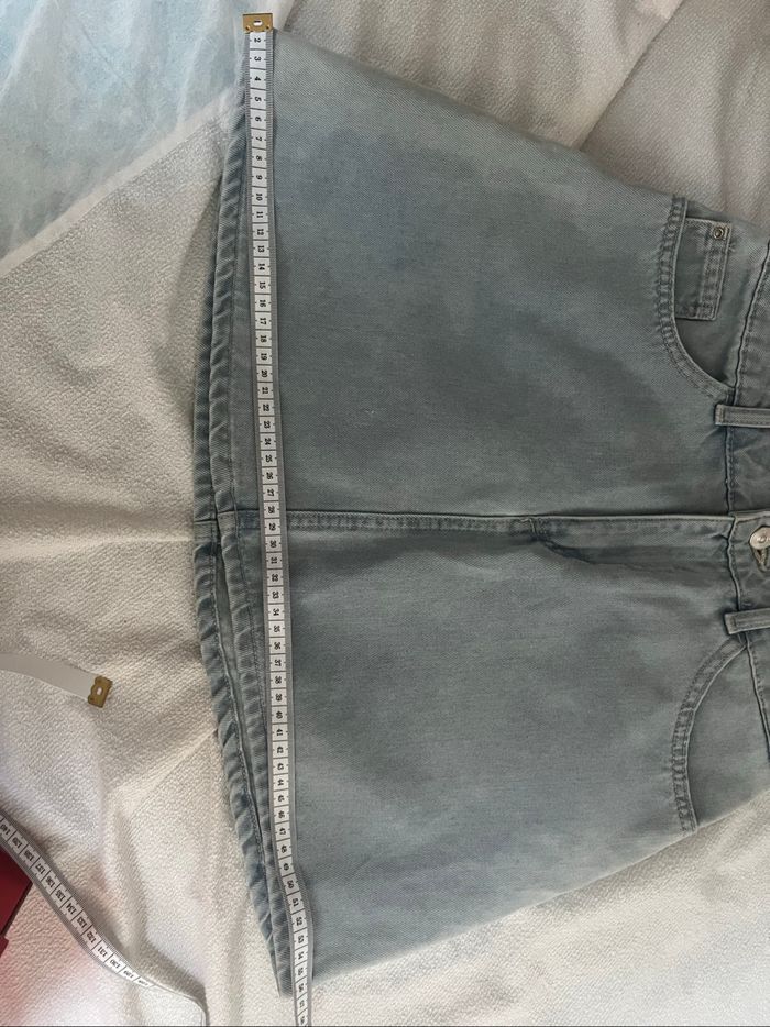 Jupe en jean bleu clair H&M taille 36 - photo numéro 6
