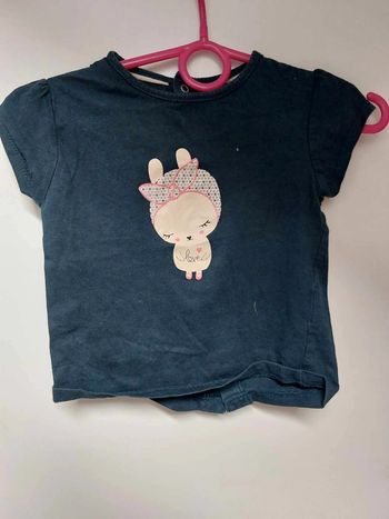 haut bleu marine lapin