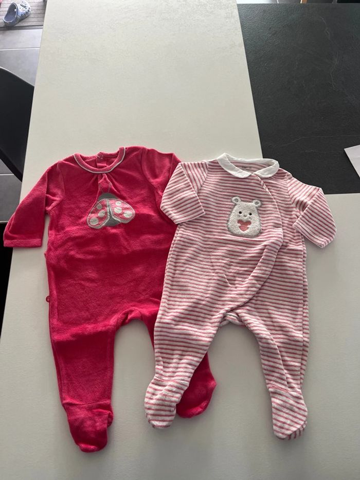 Lot de deux pyjamas Obaibi 3 mois