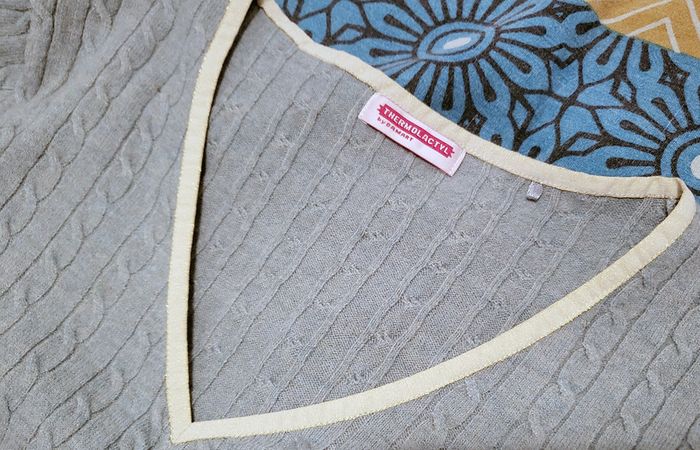 Pull Damart  maille torsadée Thermolactyl - Neuf - photo numéro 2