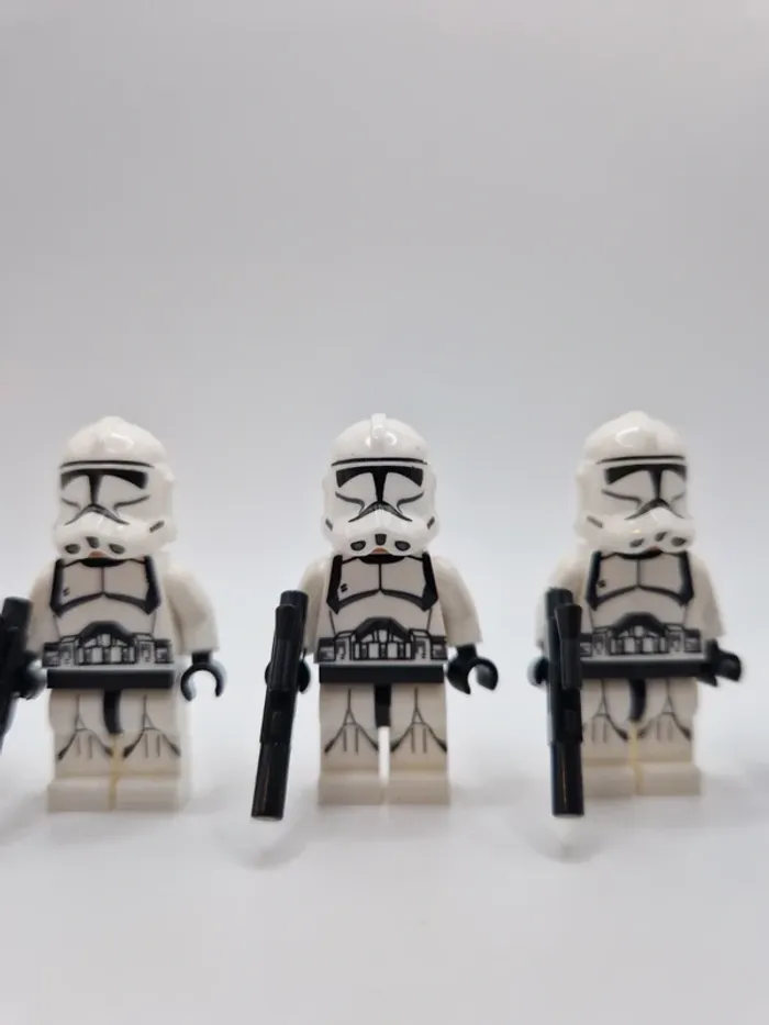 Figurines type lego 5 clones de première génération star wars - photo numéro 2
