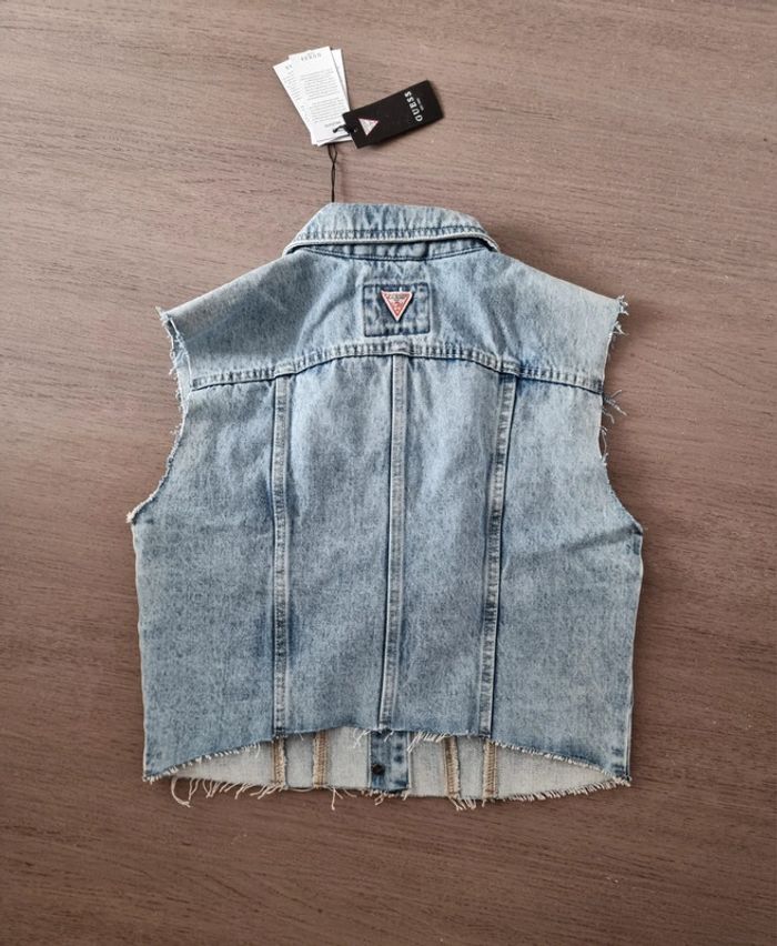 Veste jean sans manche - photo numéro 2