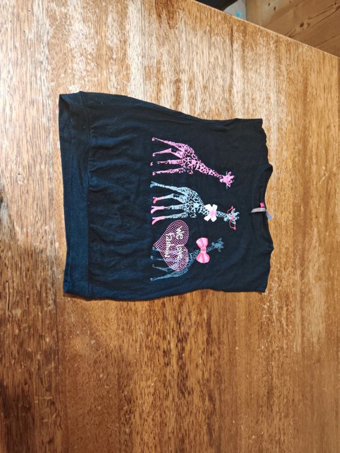 T shirt girafe fille - taille 2 ans