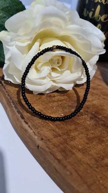 Bracelet rocaille noir