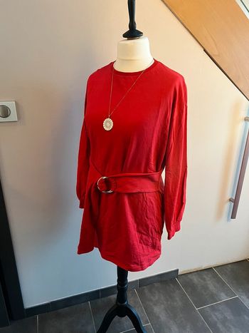 Robe pull rouge
