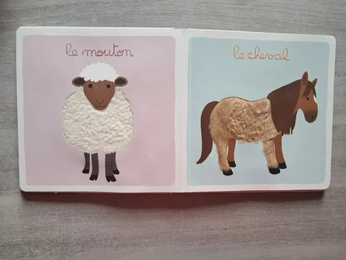 Livre a toucher je vais a la ferme - photo numéro 4
