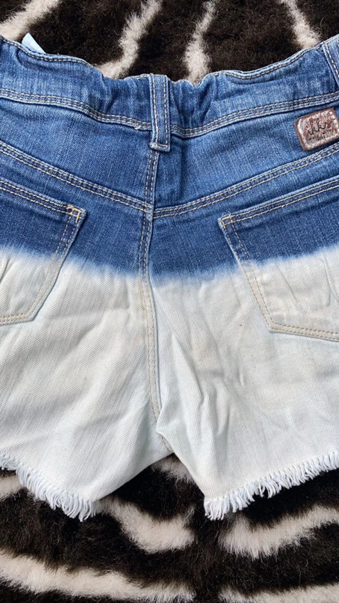 Short tie and dye jeans ikks 8 ans - photo numéro 3