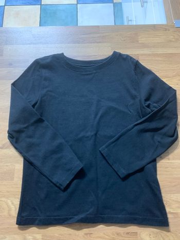 T-shirt manches longues noir 