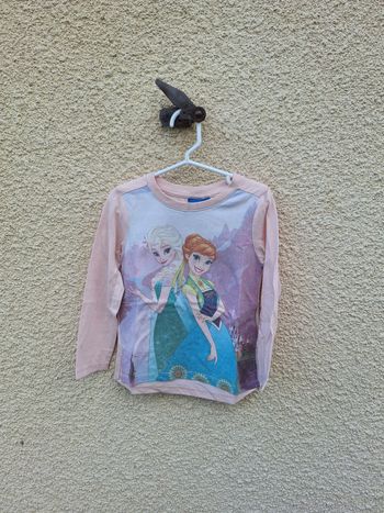 👚 T-shirt manches longues Reine des Neiges 4 ans