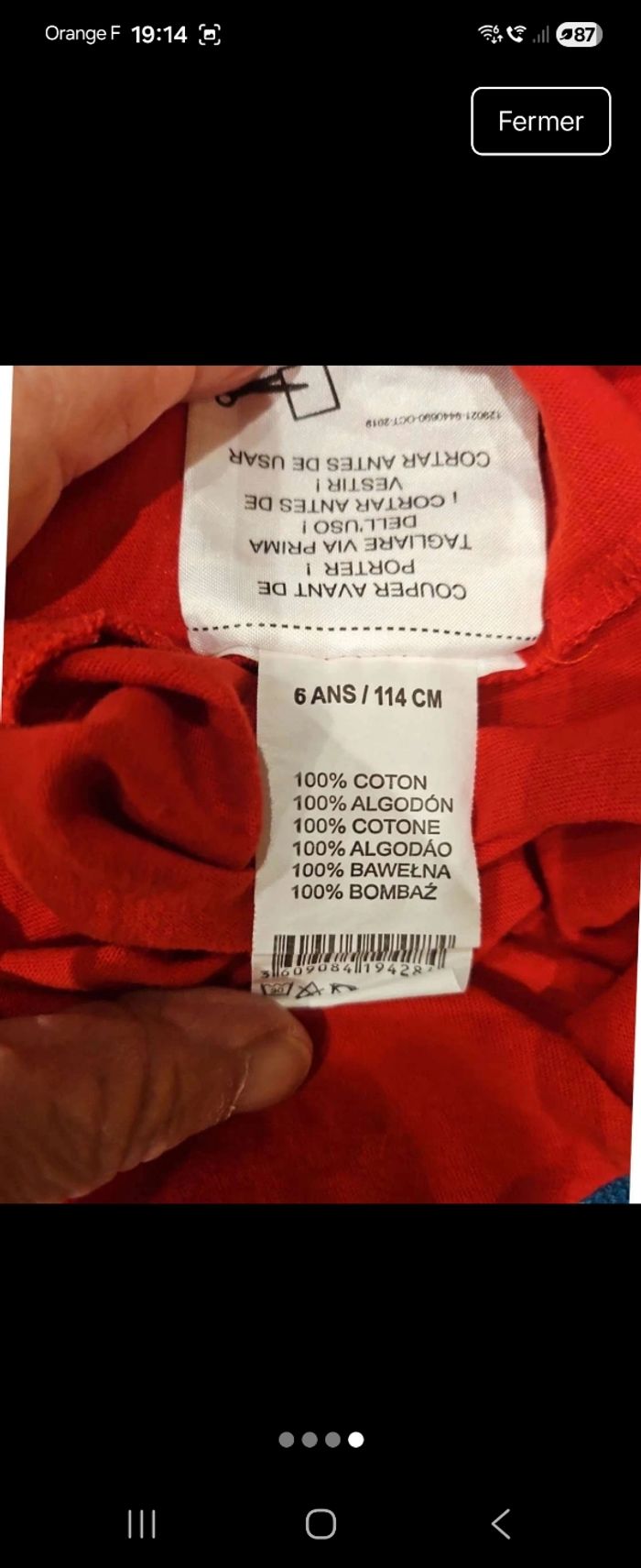 T shirt spiderman - photo numéro 4