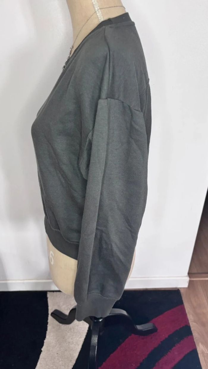 💕 sweat court gris taille 36 S #zara - photo numéro 2