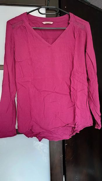 Blouse rose fushia