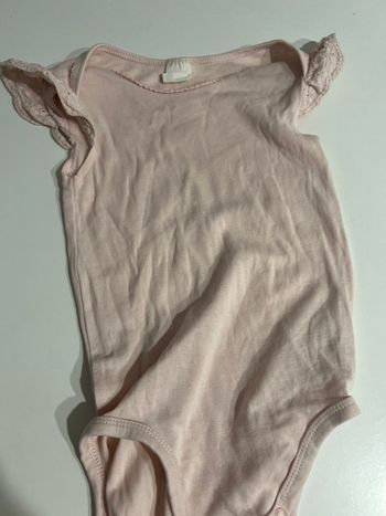Body rose bébé