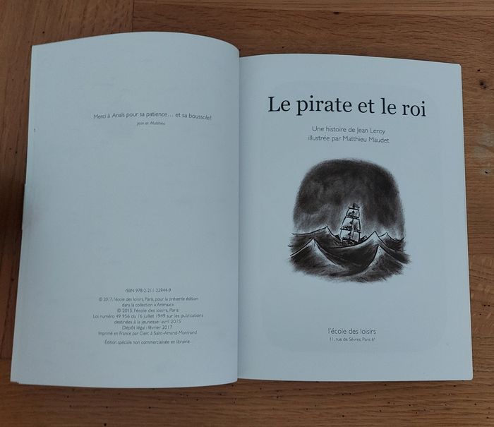 Le pirate et le roi - l'école des loisirs - photo numéro 2