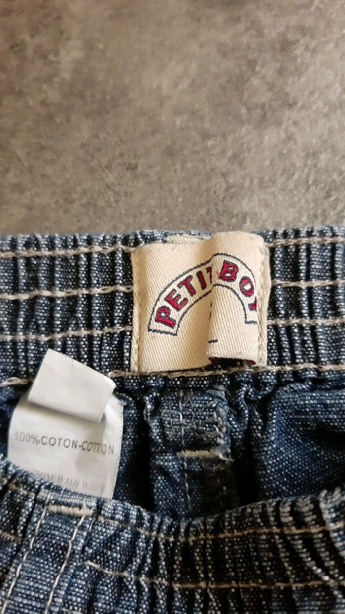 Short en jeans garçon 100% coton - photo numéro 2