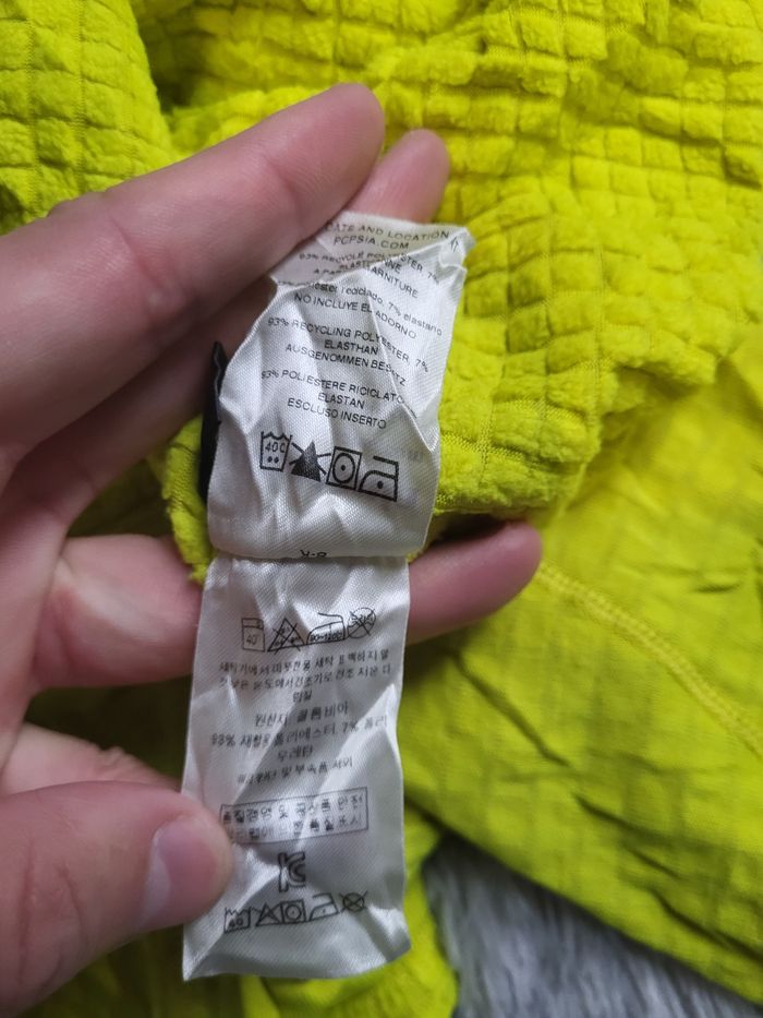 ⚡🟡 Patagonia R1 TechFace – Taille XL – Jaune Fluo (Polartec® Power Grid®) 🟡⚡ - photo numéro 4