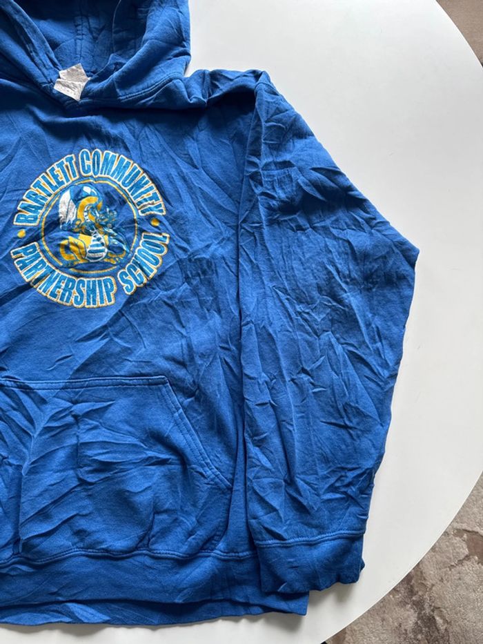 Sweat à capuche bleu Gildan Garrett Community Leadership – Taille L - photo numéro 4