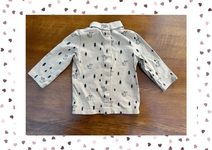Sous pull beige Kiabi 6 mois - photo numéro 9