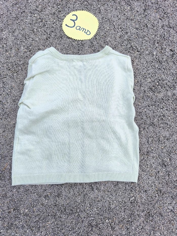 Gilet Vertbaudet taille 3 ans en bon état - photo numéro 3