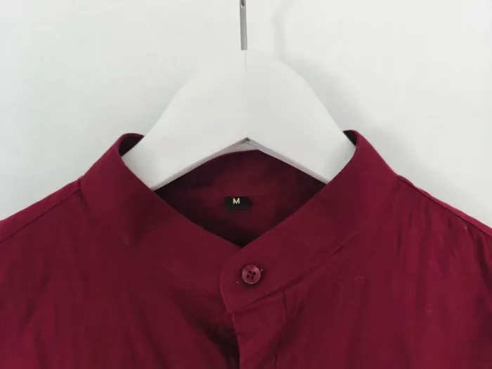 Chemise homme bordeau - photo numéro 2