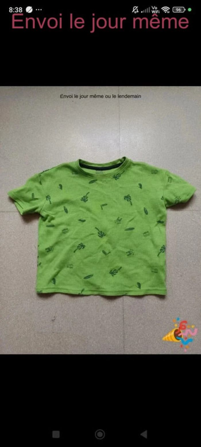 Tee shirt vert
