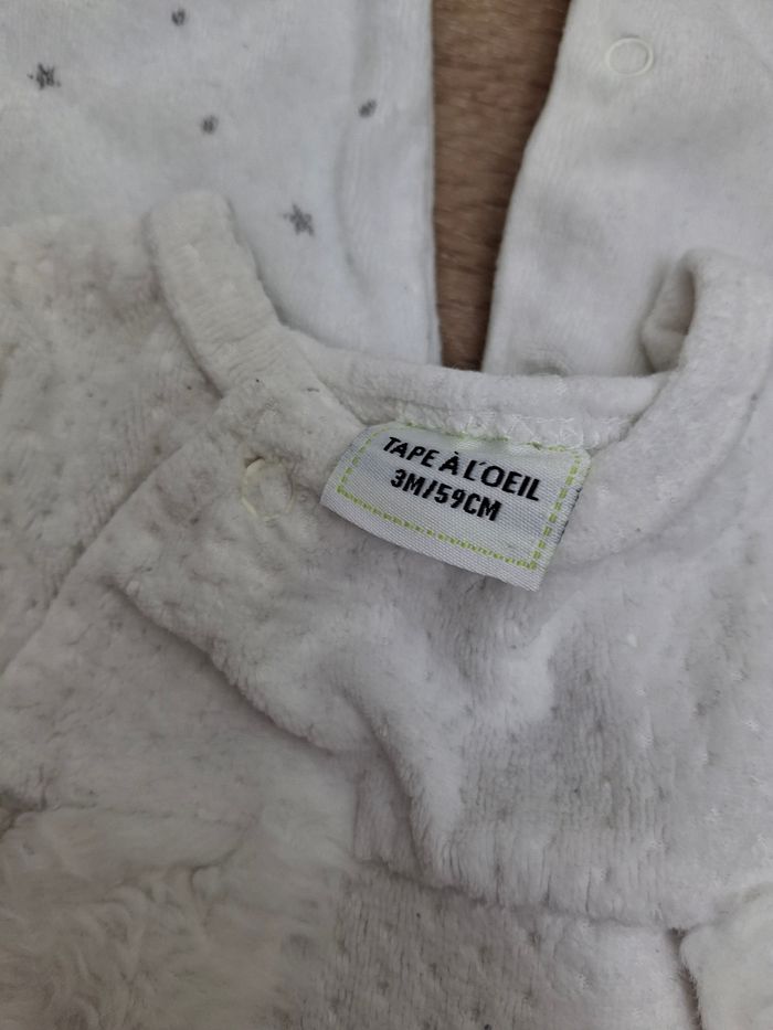 Pyjama blanc mixte - photo numéro 3