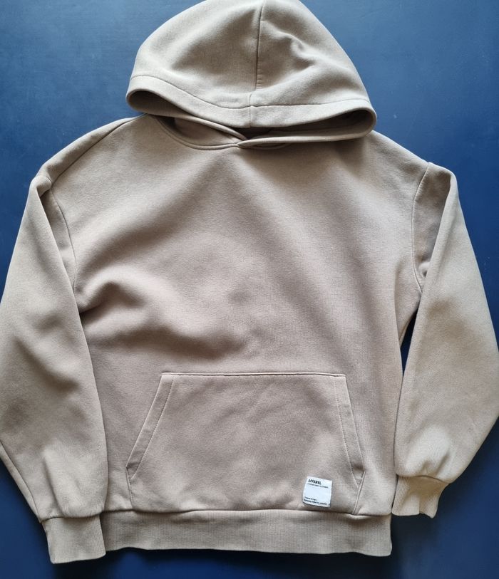 Sweat a capuche taupe - photo numéro 2