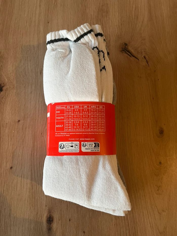Lot de 6 paires de chaussettes Kappa homme taille 43/46 neuves - photo numéro 3