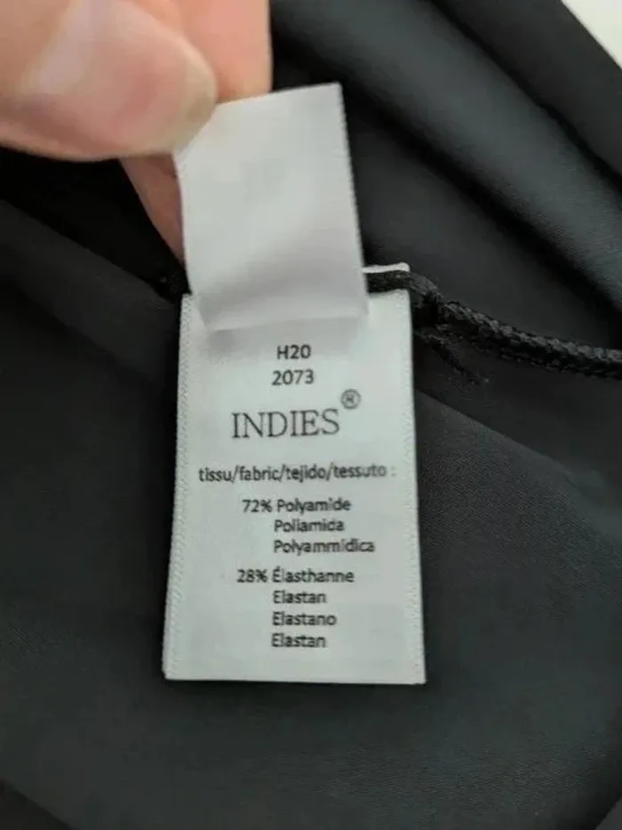 Robe noire manches longues - Indies - taille 36 - photo numéro 4