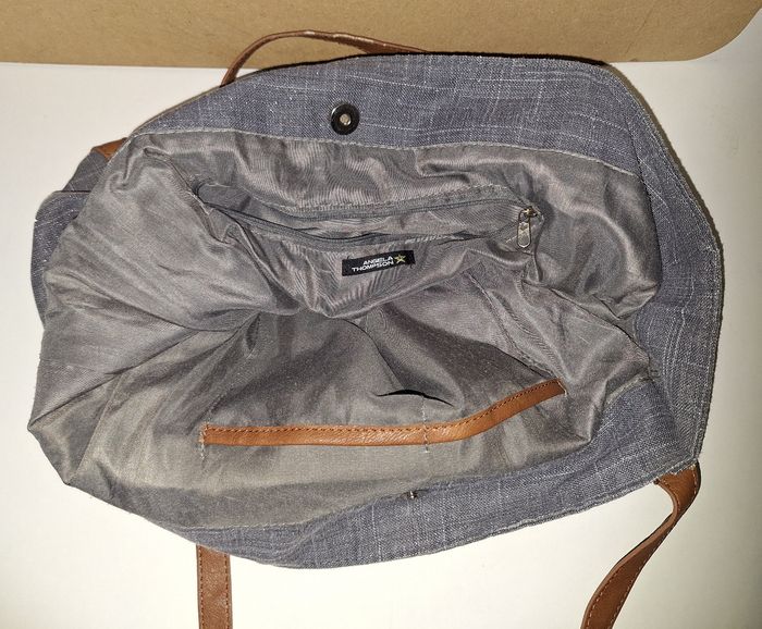 Sac fourre-tout en jean brillant grande contenance - photo numéro 5