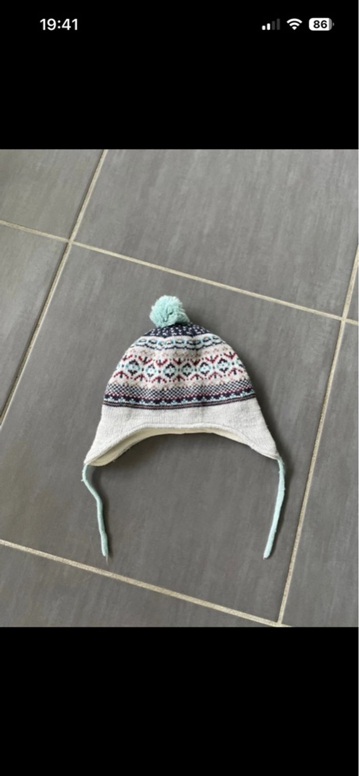 Bonnet pompons garçon multicolore T1 Sergent Major Très bon état