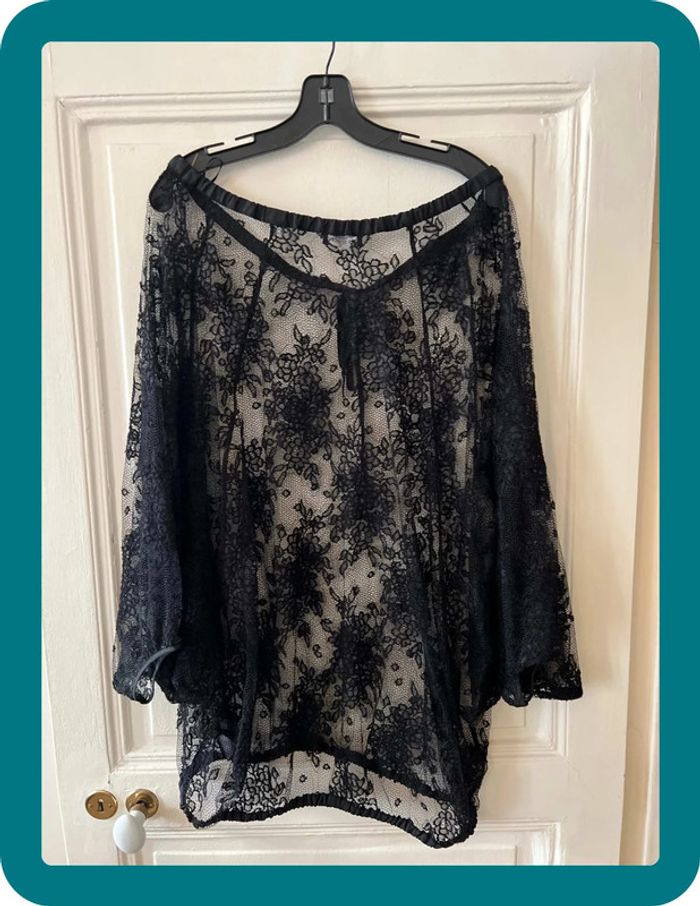 Blouse manches chauve-souris Namara collection Précieuses oversize - Anne Fontaine - photo numéro 3