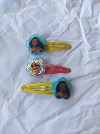 Barrettes cheveux Vaiana
