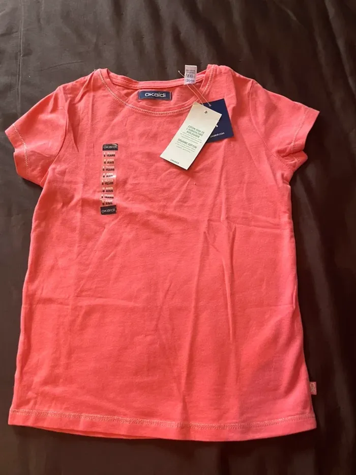 Teeshirt MC Okaidi 6 ans neuf