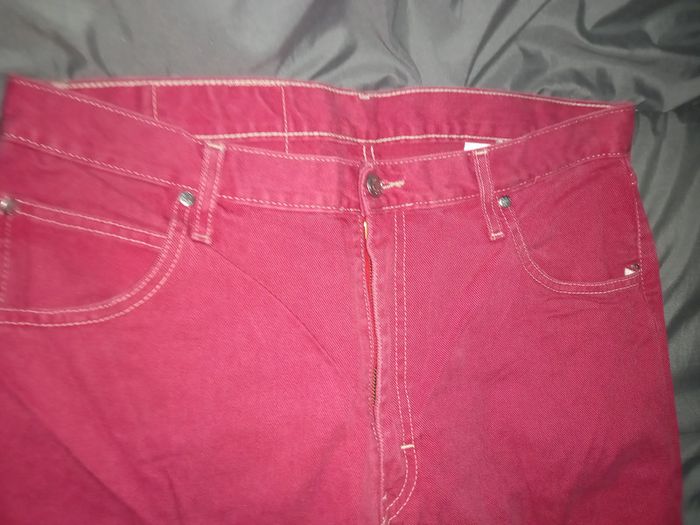 Jean rouge taille petit - photo numéro 2