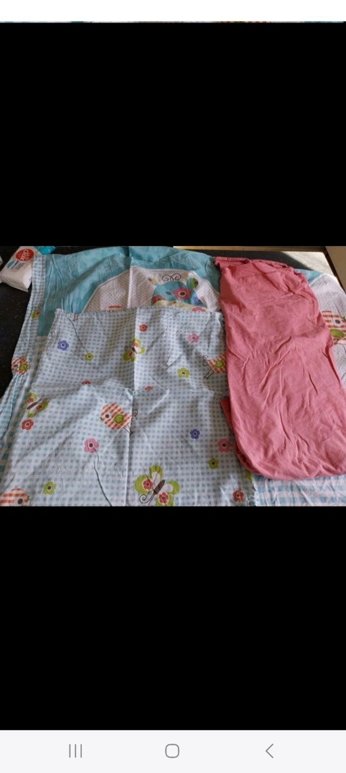 Parure housse de couette taie d'oreiller et drap housse - photo numéro 3