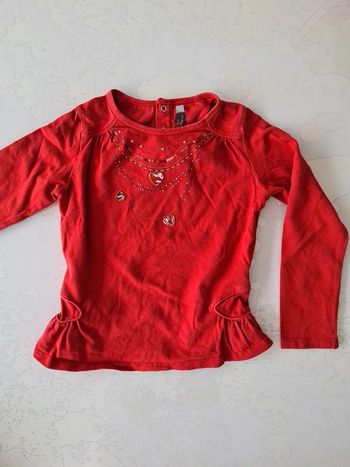 T-shirt 5 ans rouge Catimini