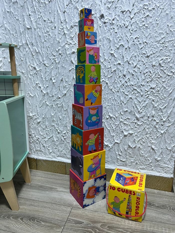 Jeu cubes à empiler - photo numéro 2