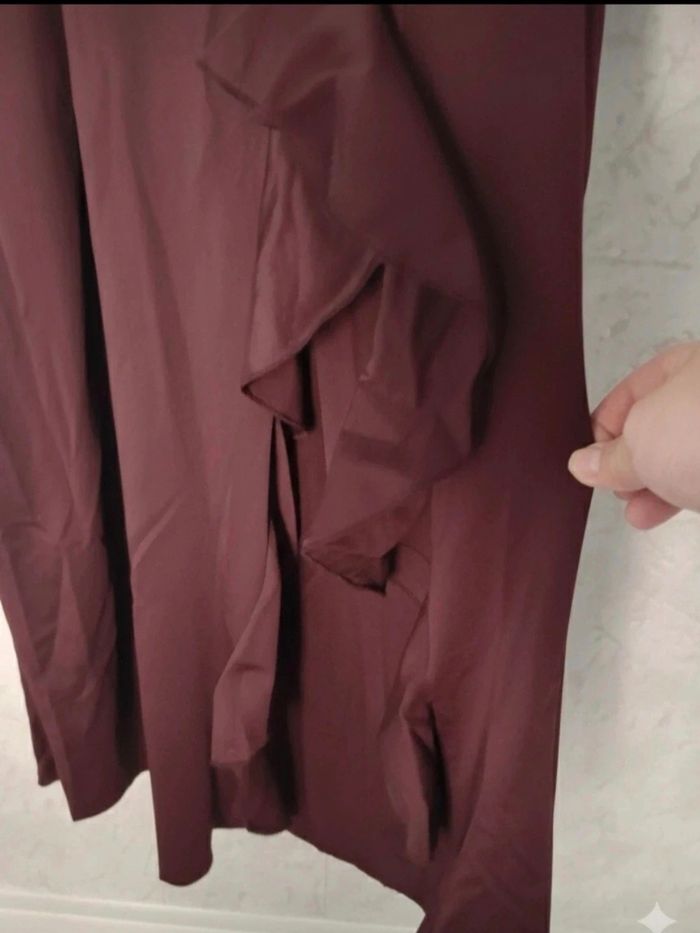 Magnifique robe rouge foncé de cérémonie taille XL 44 - photo numéro 9