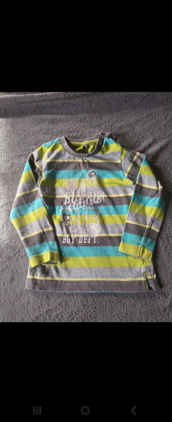T-shirt manches longues garçon 18 mois