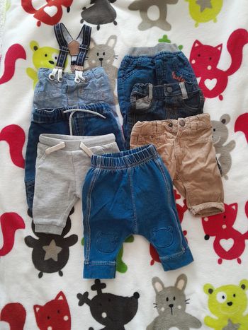 Lot pantalon 1mois garçon 