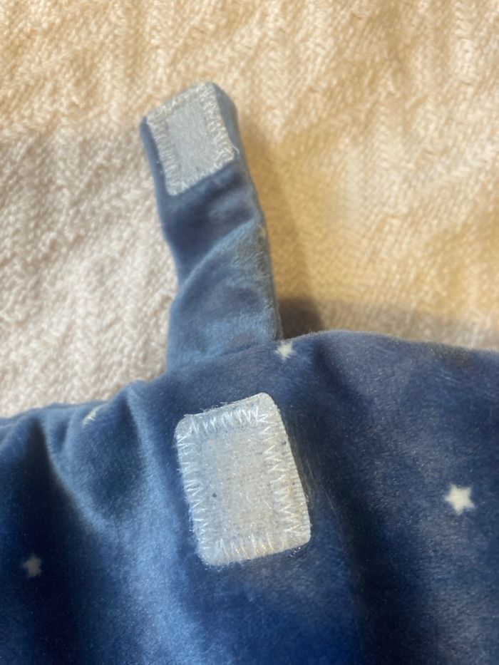 Doudou bleu et gris - photo numéro 3