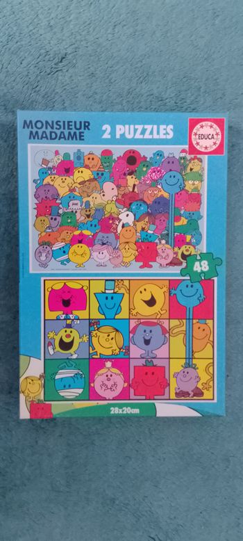 Puzzles Monsieur Madame 48 pièces