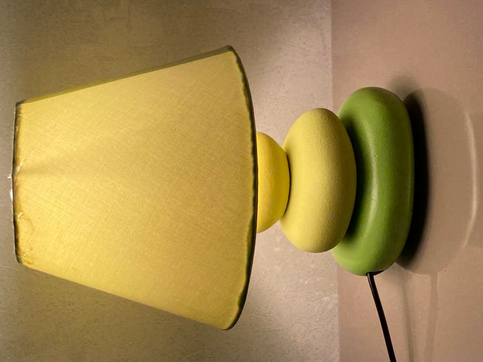 2 lampes de chevet vert anis - photo numéro 3