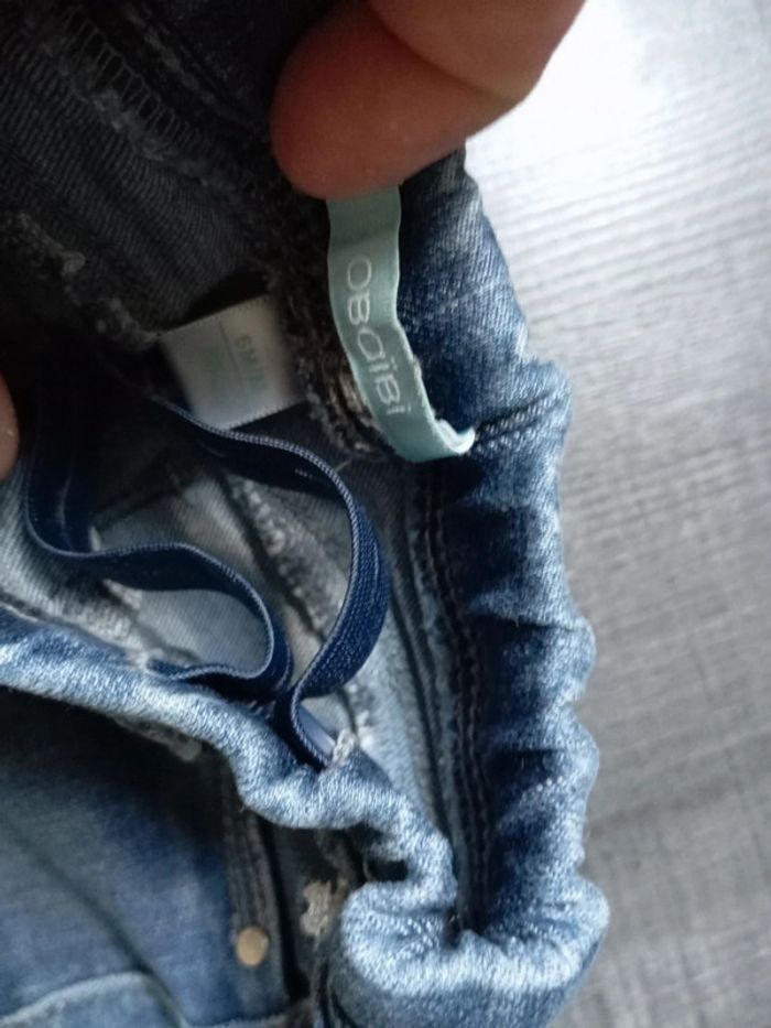 Lot de 3 pantalons : 1 jean 1 jegging et 1 toile épaisse - photo numéro 5