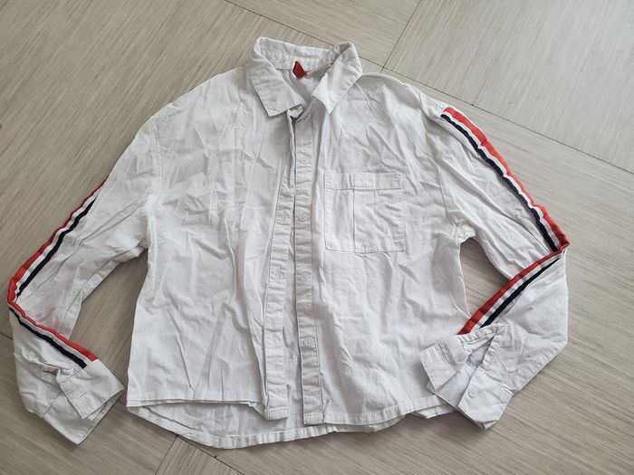 🌸 Chemise fille taille 10 ans uni - photo numéro 2